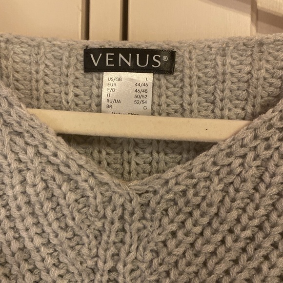 New without tags Venus sweater grey vneck - Picture 3 of 7